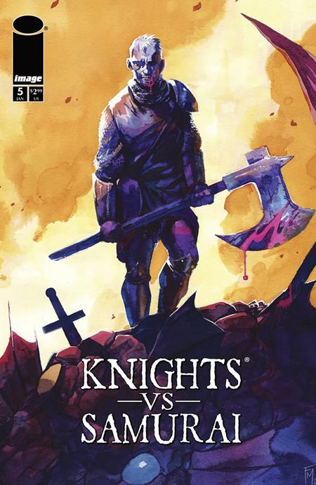 KNIGHTS VS SAMURAI #5 CVR B FEDE MELE VAR Image Comics David Dastmalchian Fede Mele Fede Mele PREORDER