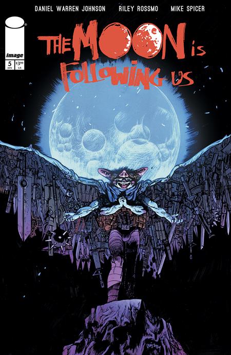 THE MOON IS FOLLOWING US #5 (OF 10) CVR B DANIEL WARREN JOHNSON & MIKE SPICER VAR Image Comics Daniel Warren Johnson Riley Rossmo, Daniel Warren Johnson Daniel Warren Johnson, Mike Spicer PREORDER