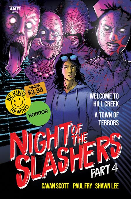 NIGHT OF THE SLASHERS #4 CVR B TONY FLEECS VAR (MR) Magma Comix Cavan Scott Paul Fry Tony Fleecs PREORDER