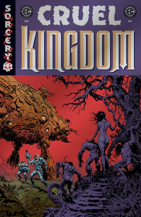 EC CRUEL KINGDOM #1 (OF 5) CVR D LIAM SHARP SILVER FOIL VAR Oni Press Chris Condon, Al Ewing, Greg Pak Kano, Leomacs Liam Sharp PREORDER