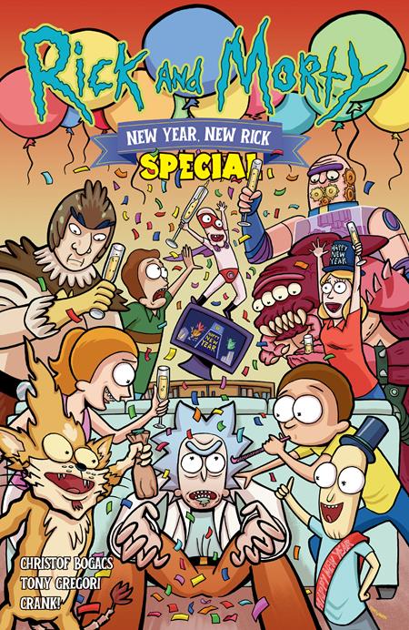 RICK AND MORTY NEW YEAR NEW RICK SPECIAL #1 (ONE SHOT) CVR A TONY GREGORI Oni Press Christof Bogacs Tony Gregori Tony Gregori PREORDER