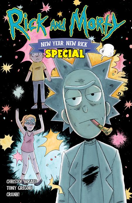 RICK AND MORTY NEW YEAR NEW RICK SPECIAL #1 (ONE SHOT) CVR B BECK KUBRICK VAR Oni Press Christof Bogacs Tony Gregori Beck Kubrick PREORDER