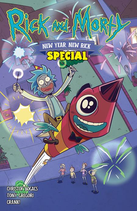 RICK AND MORTY NEW YEAR NEW RICK SPECIAL #1 (ONE SHOT) CVR C INC 1:10 SARAH BURRINI VAR Oni Press Christof Bogacs Tony Gregori Sarah Burrini PREORDER