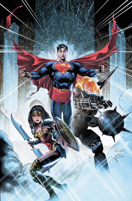 JUSTICE LEAGUE UNLIMITED #15 CVR C EDDY BARROWS & EBER FERREIRA CARD STOCK VAR (DC K.O.) DC Comics Mark Waid Dan Mora Eddy Barrows, Eber Ferreira PREORDER