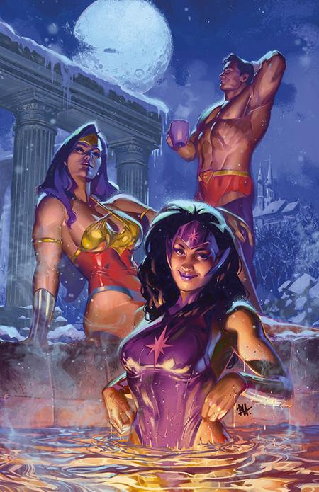 JUSTICE LEAGUE UNLIMITED #15 CVR F BEN HARVEY SWEATER WEATHER CARD STOCK VAR (DC K.O.) DC Comics Mark Waid Dan Mora Ben Harvey PREORDER