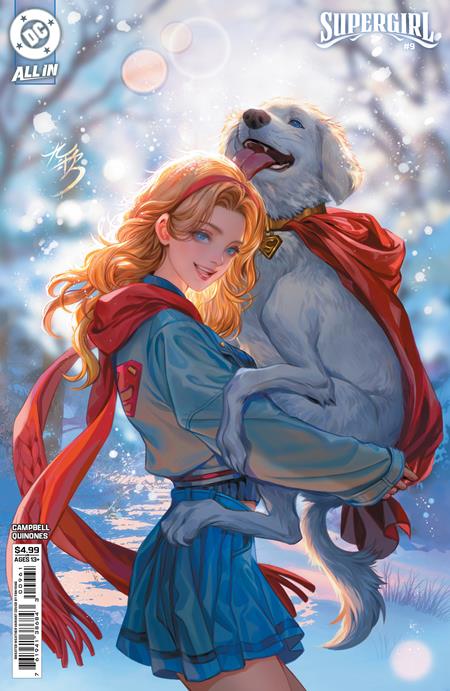 SUPERGIRL #9 CVR E FAN YANG SWEATER WEATHER CARD STOCK VAR DC Comics Sophie Campbell Joe Quinones Fan Yang PREORDER