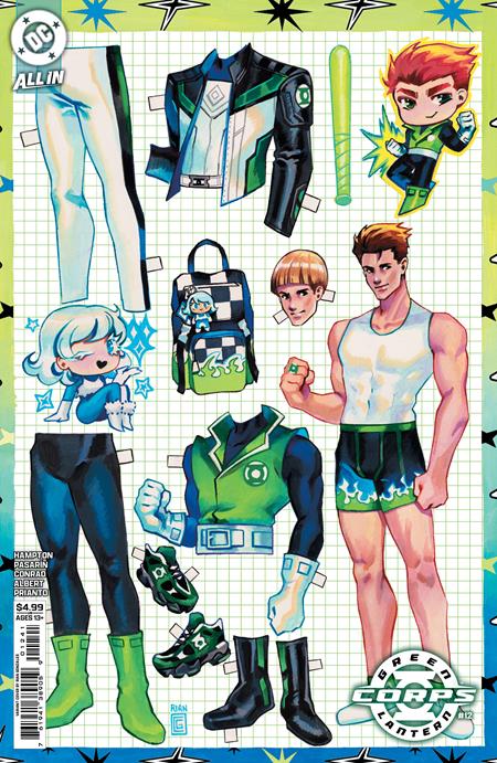 GREEN LANTERN CORPS #12 CVR B RIAN GONZALES CARD STOCK VAR DC Comics Morgan Hampton Fernando Pasarin, Oclair Albert Rian Gonzales PREORDER