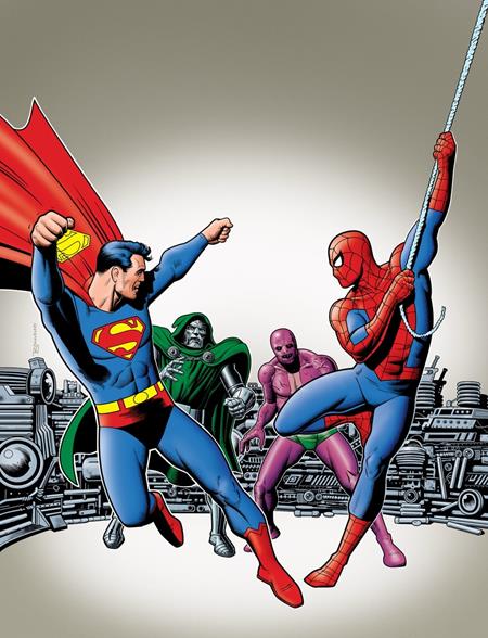 DC AND MARVEL PRESENT SUPERMAN AND SPIDER-MAN (MARVEL TREASURY EDITION #28) #1 FACSIMILE EDITION CVR B BRIAN BOLLAND  VAR DC Comics Jim Shooter, Marv Wolfman John Buscema Brian Bolland  PREORDER
