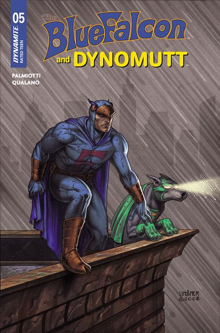 The Blue Falcon and Dynomutt 5 Comic Joseph Michael Linsner Variant Dynamite Entertainment 2026