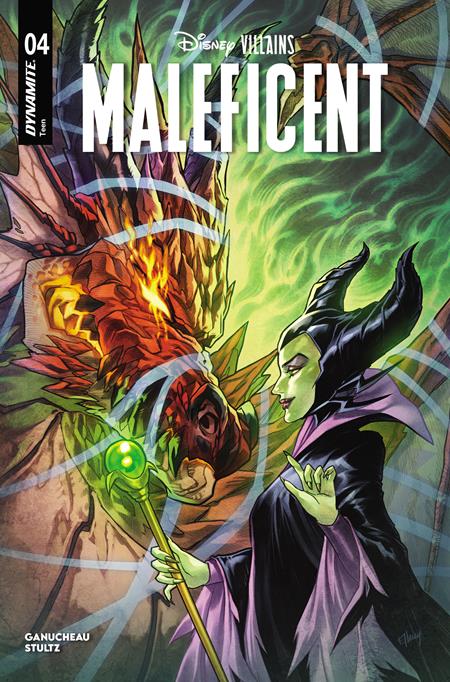 DISNEY VILLAINS MALEFICENT #4 CVR B ELLERY VAR DYNAMITE Entertainment Paulina Ganucheau Theo Stultz Ellery PREORDER