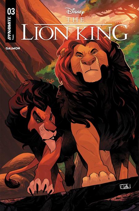 Lion King 3 Comic Edwin Galmon Dynamite Entertainment 2026