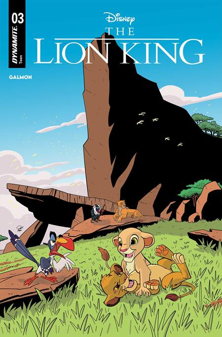 Lion King 3 Comic Jacob Edgar Variant Dynamite Entertainment 2026