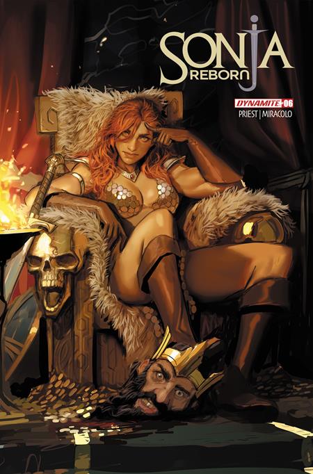 SONJA REBORN #6 CVR A STJEPAN SEJIC DYNAMITE Entertainment Christopher Priest Alessandro Miracolo, Raffaele Semeraro Stjepan Sejic PREORDER