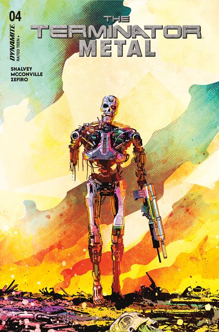 TERMINATOR METAL #4 CVR C SEBASTIAN PIRIZ VAR DYNAMITE Entertainment Declan Shalvey, Rory McConville Giona Zefiro Sebastian Piriz PREORDER