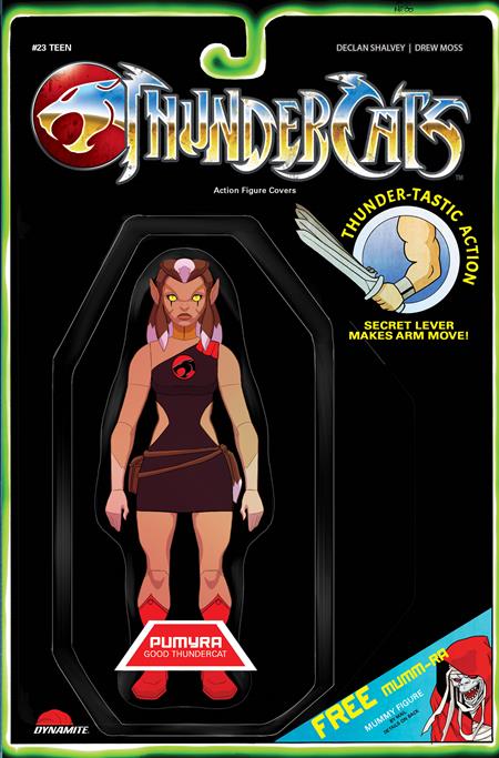 THUNDERCATS #23 CVR F ACTION FIGURE VAR DYNAMITE Entertainment Declan Shalvey Drew Moss Action Figure PREORDER