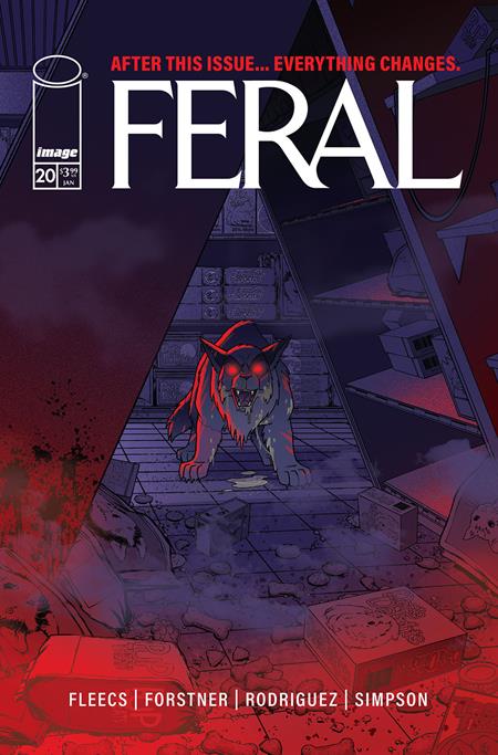 FERAL #20 CVR A TONY FLEECS & TRISH FORSTNER Image Comics Tony Fleecs Trish Forstner, Tone Rodriguez, Brad Simpson Tony Fleecs, Tone Rodriguez, Trish Forstner PREORDER