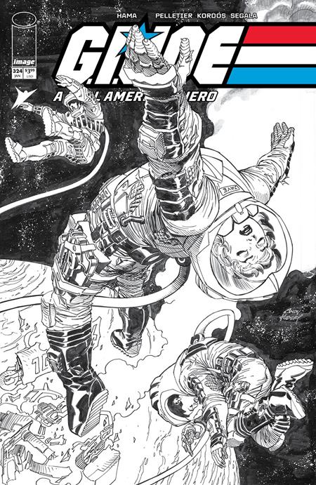 GI JOE A REAL AMERICAN HERO #324 CVR B ANDY KUBERT B&W VAR Image Comics Larry Hama Paul Pelletier, Tony Kordos, Francesco Segala Andy Kubert PREORDER