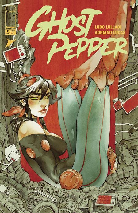 GHOST PEPPER #7 CVR B CHUMA HILL VAR Image Comics Ludo Lullabi Ludo Lullabi, Adriano Lucas Chuma Hill PREORDER