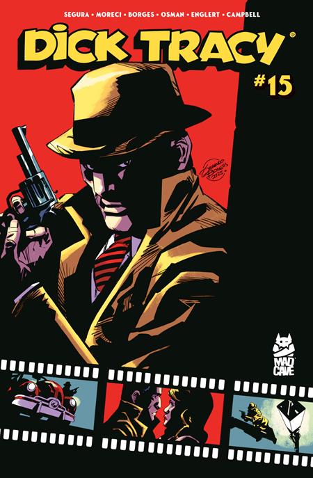 DICK TRACY #15 CVR A GERALDO BORGES MARK ENGLERT Mad Cave Studios Alex Segura, Michael Moreci Geraldo Borges Geraldo Borges, Mark Englert PREORDER