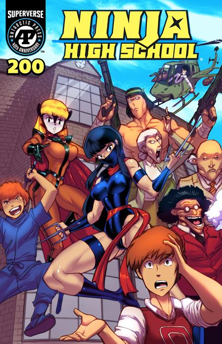 NINJA HIGH SCHOOL #200 CVR B FRED PERRY VAR Massive Publishing Alfred Perez, Ben Dunn Ben Dunn Fred Perry PREORDER