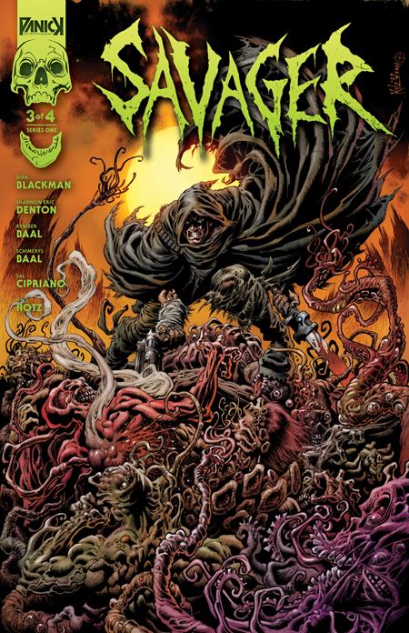 SAVAGER #3 (OF 4) CVR A KYLE HOTZ (MR) Massive Publishing Dirk Blackman, Shannon Eric Denton Kewber Baal Kyle Hotz PREORDER