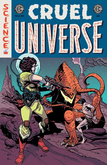 EC CRUEL UNIVERSE 2 #6 (OF 12) CVR C INC 1:10 ALBERT MONTEYS EC HOMAGE VAR Oni Press Corinna Bechko, Maria Ingrande Mora, Greg Pak Sebastian Cabrol, Fabiana Mascolo, Kelly Williams Albert Monteys PREORDER