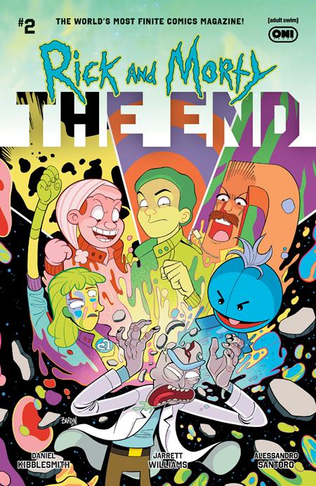 RICK AND MORTY THE END #2 (OF 6) CVR A DAVE BARDIN Oni Press Daniel Kibblesmith Jarrett Williams Dave Bardin PREORDER