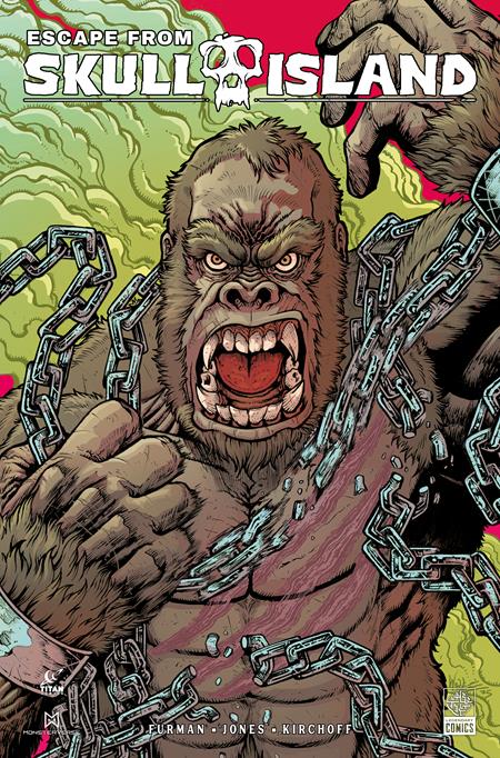 ESCAPE FROM SKULL ISLAND #1 (OF 4) CVR F MARIA WOLF FOIL VAR Titan Comics Simon Furman Christopher Jones Maria Wolf PREORDER