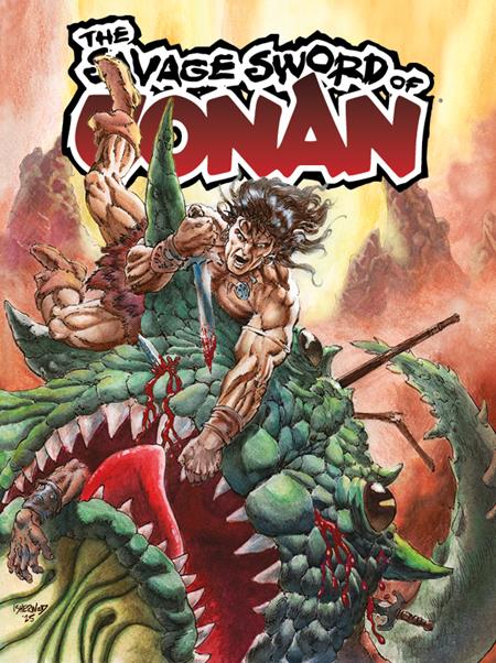 SAVAGE SWORD OF CONAN #12 CVR B GEOF ISHERWOOD VAR (MR) Titan Comics Chris Ryall, Fabian Nicieza, Patrick Zircher Gabriel Rodriguez, Mirko Colak Geof Isherwood PREORDER
