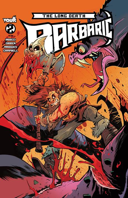 Barbaric: The Long Death 2 Comic Brett Bean Incentive Variant (1:10) Vault Comics 2026