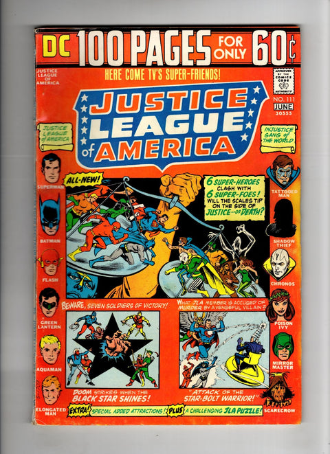 Justice League of America, Vol. 1 #111 (1974)     Buy & Sell Comics Online Comic Shop Toronto Canada