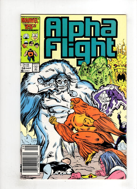 Alpha Flight, Vol. 1 #38 (1986) Newsstand Edition  Newsstand Edition  Buy & Sell Comics Online Comic Shop Toronto Canada