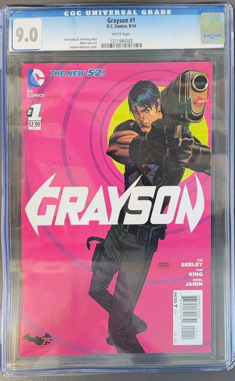 Grayson #1 (CGC 9.0) (2014)  A   Buy & Sell Comics Online Comic Shop Toronto Canada