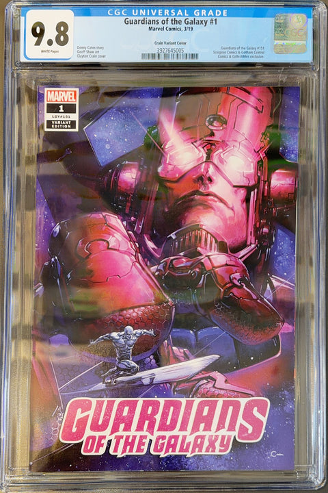Guardians of the Galaxy, Vol. 5 #1 (CGC 9.8) (2019)  M Clayton Crain Exclusive Variant  Buy & Sell Comics Online Comic Shop Toronto Canada