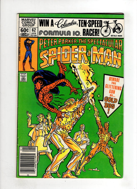 The Spectacular Spider-Man, Vol. 1 #62 (1982) Newsstand Edition  Newsstand Edition  Buy & Sell Comics Online Comic Shop Toronto Canada