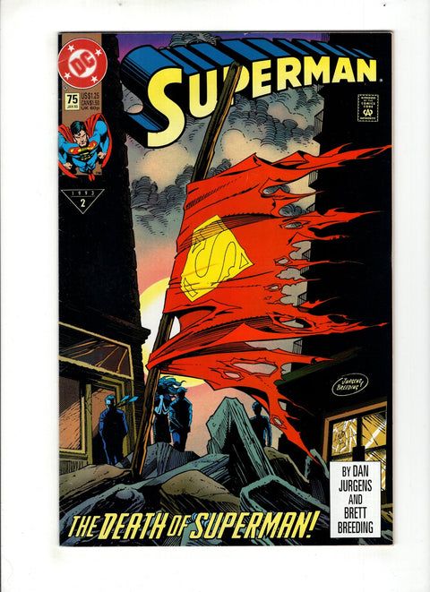 Superman, Vol. 2 #75 (1992) Death of Superman   Death of Superman  Buy & Sell Comics Online Comic Shop Toronto Canada