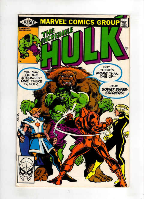 The Incredible Hulk, Vol. 1 #258 (1981)     Buy & Sell Comics Online Comic Shop Toronto Canada