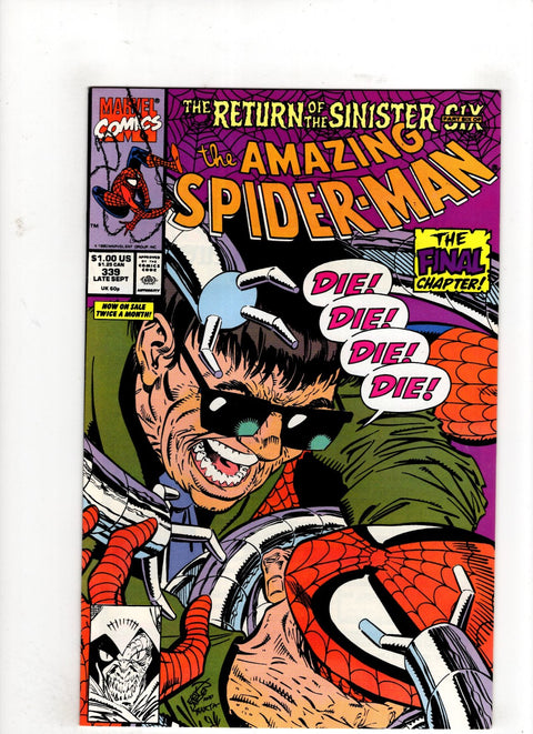 The Amazing Spider-Man, Vol. 1 #339 (1990)      Buy & Sell Comics Online Comic Shop Toronto Canada