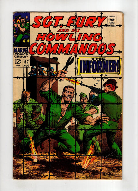 Sgt. Fury and His Howling Commandos #57 (1968)     Buy & Sell Comics Online Comic Shop Toronto Canada