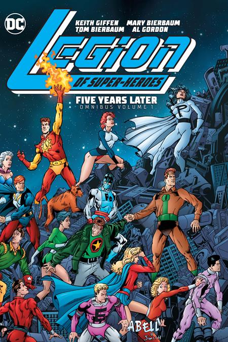 LEGION OF SUPER-HEROES FIVE YEARS LATER OMNIBUS HC VOL 01 (2025 EDITION) DC Comics Mary Bierbaum, Tom Bierbaum Keith Giffen, Al Gordon Dusty Abell, Bob Smith, Tanya Horie PREORDER