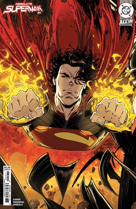 ABSOLUTE SUPERMAN #4 CVR F KAARE ANDREWS CARD STOCK VAR DC Comics Jason Aaron Rafa Sandoval Kaare Andrews PREORDER