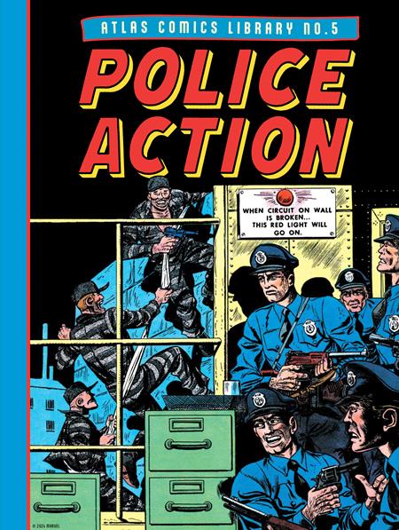 ATLAS COMICS LIBRARY HC NO 5 POLICE ACTION (MR) Fantagraphics Joe Maneely, Gene Colan Joe Maneely, Gene Colan Joe Maneely PREORDER