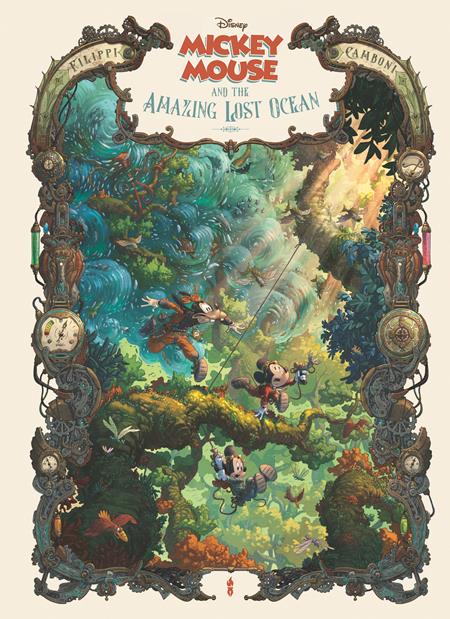 WALT DISNEYS MICKEY MOUSE AND THE AMAZING LOST OCEAN HC Fantagraphics Denis Pierre Filippi Silvio Camboni Silvio Camboni PREORDER