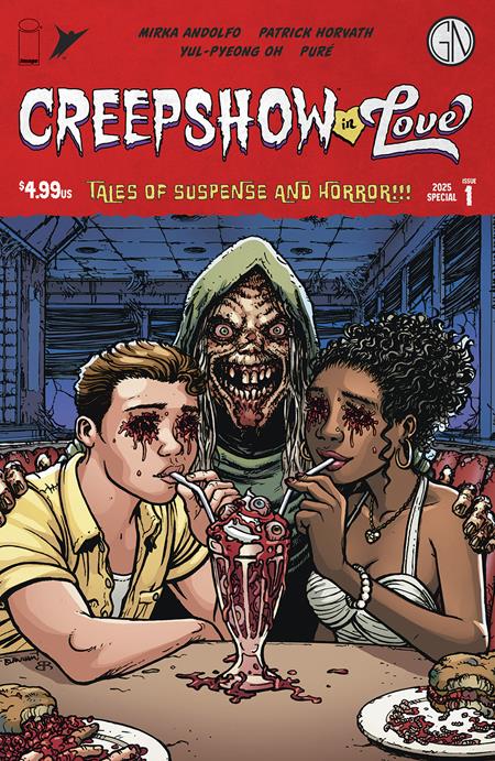 CREEPSHOW IN LOVE (ONE SHOT) CVR A CHRIS BURNHAM & BRIAN REBER (MR) Image Comics Mirka Andolfo, Patrick Horvath, Yul-Pyeong Oh Mirka Andolfo, Patrick Horvath, Pure Chris Burnham, Brian Reber PREORDER