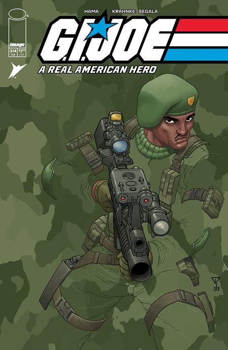 GI JOE A REAL AMERICAN HERO #314 CVR C INC 1:10 FRANCIS PORTELA CAMOUFLAGE VAR Image Comics Larry Hama Andrew Krahnke, Francesco Segala Francis Portela PREORDER