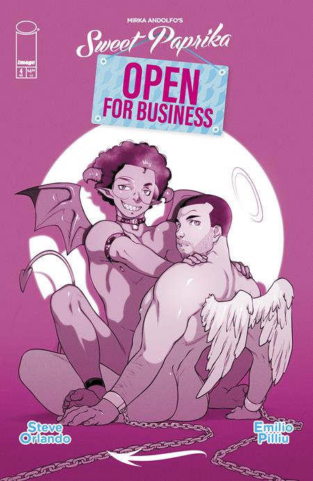 MIRKA ANDOLFOS SWEET PAPRIKA OPEN FOR BUSINESS #4 (OF 5) CVR E EMILIO PILLIU HOT COVER POLYBAGGED VAR (MR) Image Comics Steve Orlando Emilio Pilliu Emilio Pilliu PREORDER