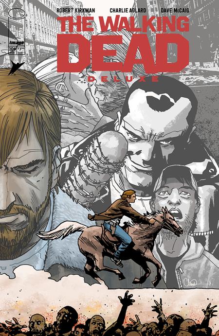 WALKING DEAD DELUXE #106 CVR D CHARLIE ADLARD VAR (MR) Image Comics Robert Kirkman Charlie Adlard, Dave McCaig Charlie Adlard PREORDER