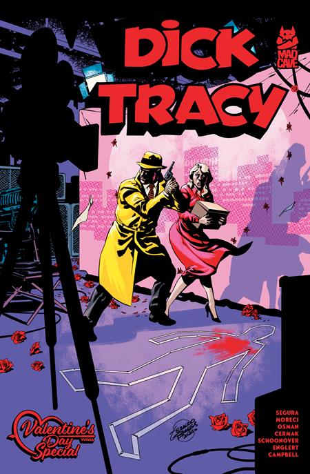 DICK TRACY VALENTINES DAY SPECIAL (ONE SHOT) CVR A GERALDO BORGES Mad Cave Studios Alex Segura, Michael Moreci, Steve Orlando Craig Cermak, Brent Schoonover Geraldo Borges PREORDER