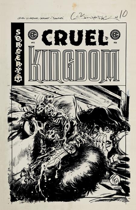 EC CRUEL KINGDOM #2 (OF 5) CVR D INC 1:20 TOM FOWLER B&W ARTIST EDITION VAR Oni Press Corinna Bechko Andrea Mutti, PJ Holden Tom Fowler PREORDER