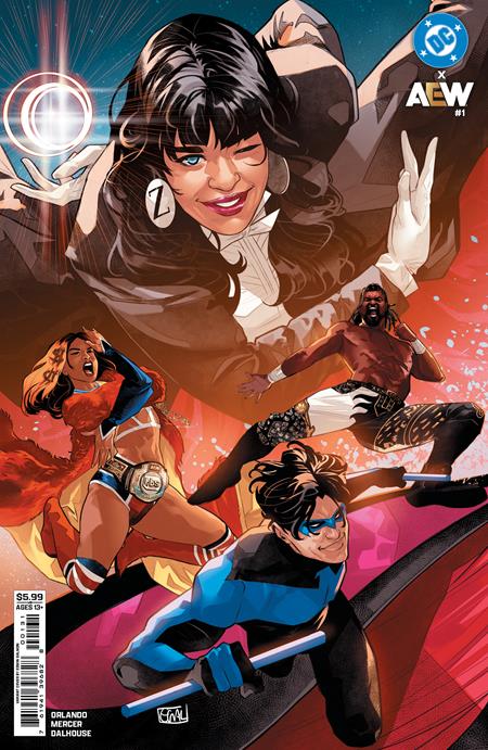 DC X AEW #1 (OF 2) CVR C EDWIN GALMON CARD STOCK VAR DC Comics Steve Orlando Travis Mercer Edwin Galmon PREORDER